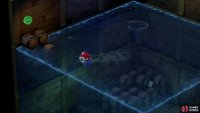 After you surface, swim west to find a Frog Coin on some barrels.