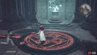 Stand on the red platform to get started with the Vessels of Life.