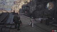 You can destroy boxes at a distance with her shuriken.