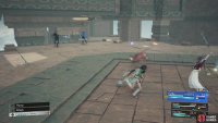 After three moves, they retreat to the edge of the arena.