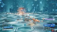 Rocks will begin circling around a character when Titan uses Granite Shell.