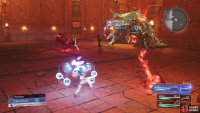 The hard part of this battle is all of the projectiles it will shoot at you.