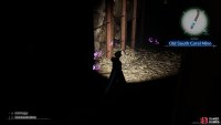 Purple handprints will guide you through the mine.