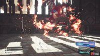 The Dragon will do a backflip with a flaming tail while flying.