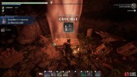 In the room behind the boulder, you&rsquo;ll find the Crucible.