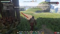 Continue following the path that leads out from the Scavenger camp.