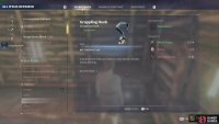 Gathering the materials and crafting the item.