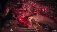 then do battle with the Lesser Dragon - target its pustules to stagger it.
