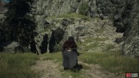 To reach the only viable entrance to the Cavern of the Forsaken, find a ledge running above the road