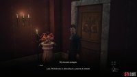 Ply Wilhelmina with gifts until she gives you the aforementioned dialog, then go to visit her on a later day, only to be intercepted by Rolf.