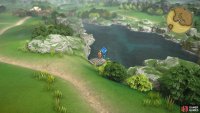 You can find fishing spots marked around the map.