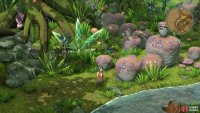 There are several plants that seem to block your path, they disappear when you get close.