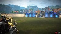 On the first turn, Seign&rsquo;s rune-tank will blast the front gate.