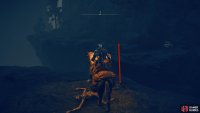 When you reach the Man-Fly enemies, jump over to the other side.