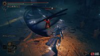 This is a multi-hit slash attack which covers a wide arc.
