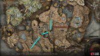 From Three Path Cross site of Grace, head over the bridge to the northeast, go through Castle Ensis and exit the other side.