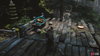 Check the small table opposite the Meditation Spot.