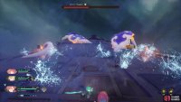When Kraken tips the boat upwards, it will knock you back but do no damage.