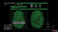 then once you&rsquo;re inside head up to the top of the marked building and hack the fingerprint scanner. 