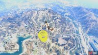 Fall through the circles to land in water.