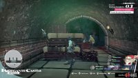 Use the tunnels to sit and wait for the creature to pass before moving onto the next part.