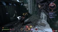 To reach the chest around the corner.