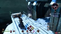 Then break the boards at the back of the house to reach the chest.