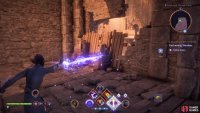 Destroy a barricade in the tower to reveal a hidden chest,