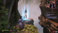 Head through a doorway north of the ambush site and drop down some ledges to find a Fen&rsquo;Harel statue,