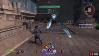 Death appears to shoot a standard ice bolt barrage, but it inflicts tremendous damage and its final bolt splits into three projectiles.