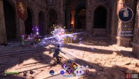 Fight Antaam in a room with a large, vaulted chamber,