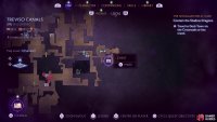 The location of chest #4 on the map.