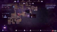 The location of chest #8 on the map.