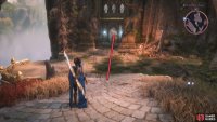 After completing the first part of the puzzle, go through the northern doorway.