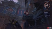 Use Davrin&rsquo;s Griffon Strike power to knock the planks of wood down.
