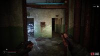 Go through the door on the left once the Electro Anomaly passes you by.