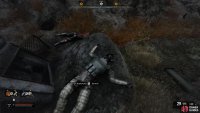 At the bottom, you&rsquo;ll find a corpse on a rock.