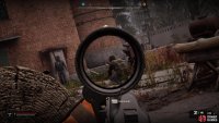 You can use the area near the logpiles to take out the Bandits from range.