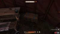 Unlock the chest in the large tent to get what you were looking for.