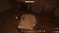 Head back to the other tower and follow Godwin to von Bergow&rsquo;s study to find the orders.