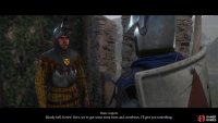 Hans will give you a strong Bow or Crossbow if you don&rsquo;t have one equipped when speaking to him.