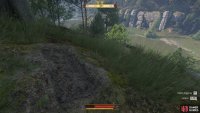 The grave is nearby the Big Stone, head up the hill to the northeast to find it.
