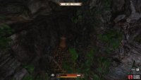 Here, you&rsquo;ll find a hollowed out tree hiding a container.