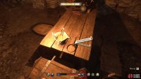 After you&rsquo;re done talking. Pick up the key from the nearby table.