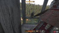 Interact with the ladder while wielding a halberd, and you&rsquo;ll push it over.