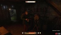 During Phase 3, you&rsquo;ll find him by the keg in the opposite side of the stables.