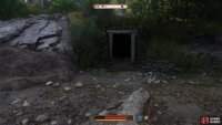 and enter the mine