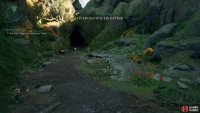Step into the cave to enter the Eothasian Temple.