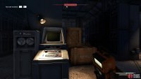 Near the entrance of the facility is the final piece. Interact with the console and make your choice.