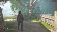 It&rsquo;s on the tree behind where you find the escaped child.